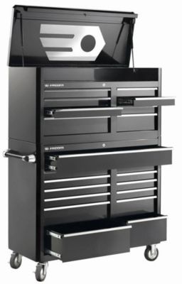Servante US + coffre 21 tiroirs, noire FAS.21BK Facom