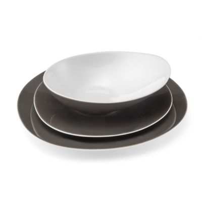Service 18 pièces Taupe - Sven Taupe Foncé par Médard de Noblat