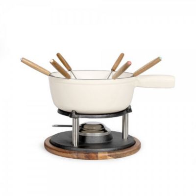 Service à fondue 6 fourchettes crème Livoo MEN426C