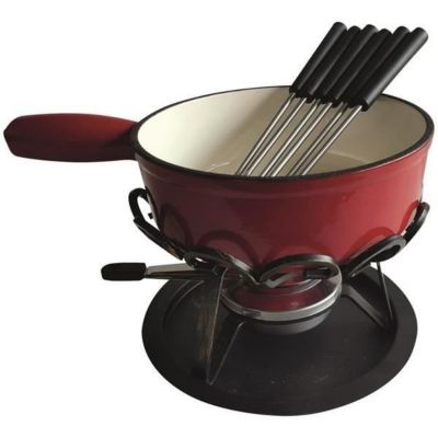 Service à fondue 6 fourchettes rouge Tableandcook DSBRGSAF24