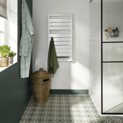 Serviette de bain thé vert Elland 150 x 100 cm GoodHome