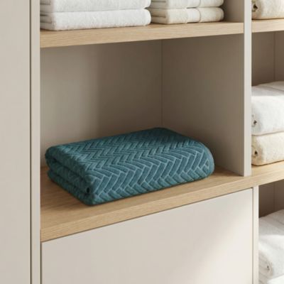Serviette de bain vert pinède Sary 140 x 70 cm GoodHome