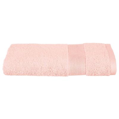 Serviette de toilette "Essentiel" coton rose 50x90cm - Atmosphera Créateur d'intérieur