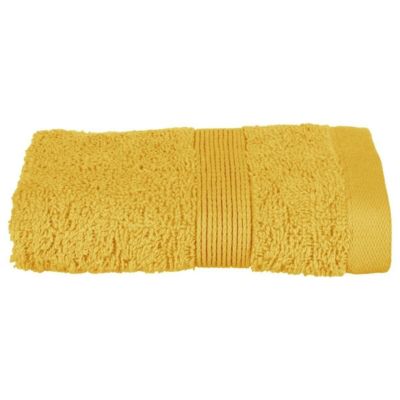 Serviette de toilette invite 30 x 50 cm Couleur moderne ocre
