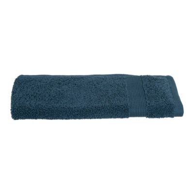 Serviette de toilette "Praia" 30x50cm bleu égéen - Atmosphera Créateur d'intérieur