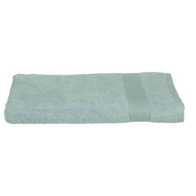 Serviette de toilette "Praia" coton bleu clair 50x90cm - Atmosphera Créateur d'intérieur