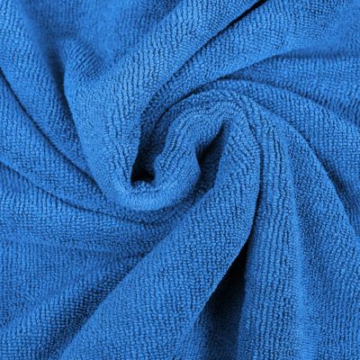 Serviette poncho de bain ou de plage - Adulte - Bleu - Vivezen