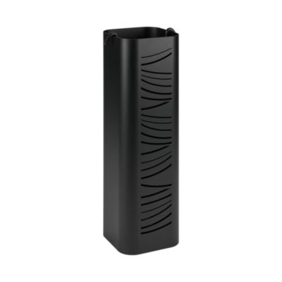 Serviteur de cheminée design en acier noir avec 3 accessoires, Dixneuf Taïkal