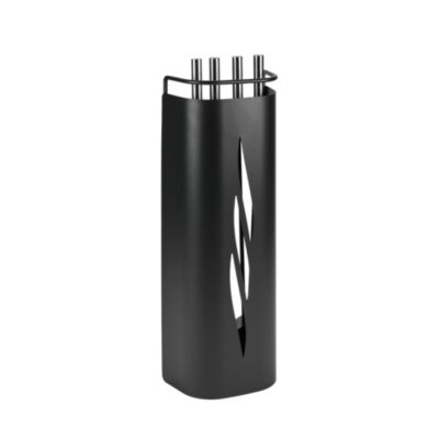 Serviteur de cheminée Dixneuf Flavio noir 3 accessoires