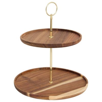 Serviteur de table Mina marron D25xH29,7cm - Atmosphera Créateur d'intérieur