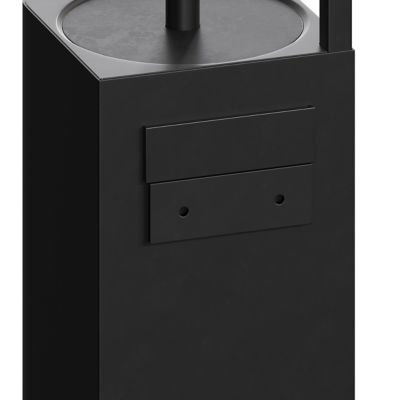 Serviteur de WC noir à poser ou à suspendre GoodHome Elland
