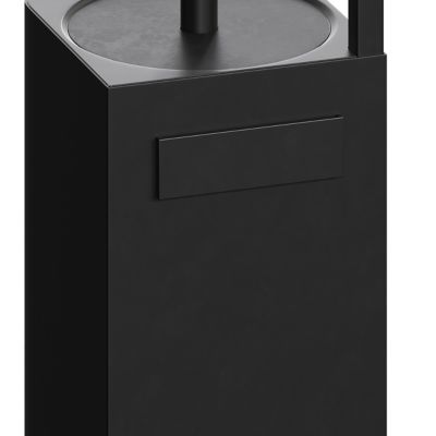 Serviteur de WC noir à poser ou à suspendre GoodHome Elland