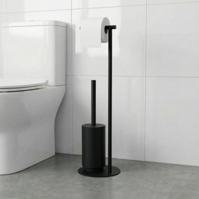 Serviteur WC GoodHome Kina en ABS l.19 x P.19 x H.64 cm
