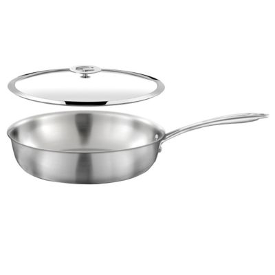 Set 1 sauteuse 24cm inox avec couvercle Inox - Gourmet par Cuisinox