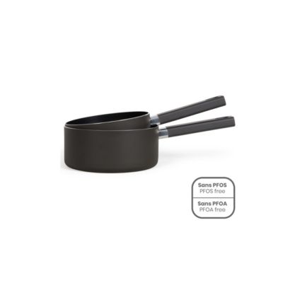 Set 2 casseroles aluminium 18 / 20 cm Livoo MEP154N
