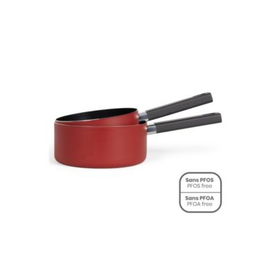 Set 2 casseroles aluminium 18 / 20 cm Livoo MEP154R