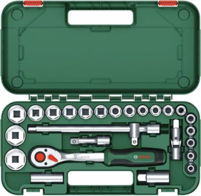 Set 25 pièces - cliquet 1/2' et douilles profil Allen, chrome vanadium, poignée Softgrip - 1600A02Z9F