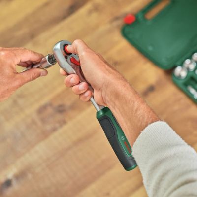 Set 25 pièces - cliquet 1/2' et douilles profil Allen, chrome vanadium, poignée Softgrip - 1600A02Z9F
