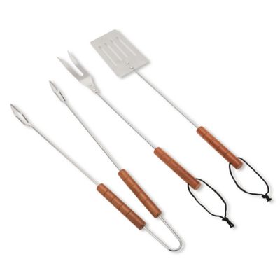 Set 3 accessoires barbecue inox Blooma