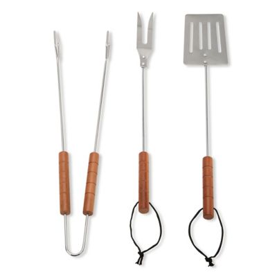 Set 3 accessoires barbecue inox Blooma