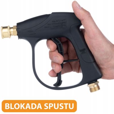 Set Accessoires Nettoyeur Haute Pression Rosfix JetKit Pro QC-M22 - Pistolet 300 Bar, 5 Buses QC, Adaptateur M22-K