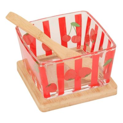 Set apéritif 3 coupelles Fruity- Rouge- Atmosphera