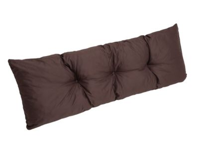 Set coussins pour palettes 120x80 cm, housse d'assise amovible, coussins de dossier matelassés 120x40 cm Marron coussins palettes