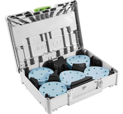 Set d'abrasif SYS-STF D125 GR-Set Granat en Systainer - FESTOOL - 578193