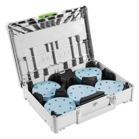 Set d'abrasif SYS-STF D125 GR-Set Granat en Systainer - FESTOOL - 578193