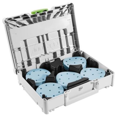Set d'abrasif SYS-STF D125 GR-Set Granat en Systainer - FESTOOL - 578193