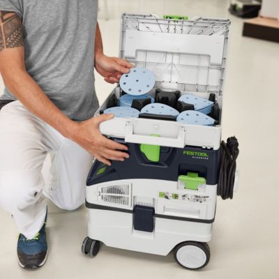 Set d'abrasif SYS-STF D125 GR-Set Granat en Systainer - FESTOOL - 578193