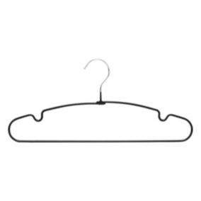 Set de 10 cintres ronds métal PVC - Noir- 5five