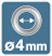 Set de 100 pièces oeillets Rapid Ø4mm