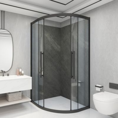 Set de 12 panneaux muraux décoratifs Bladel 120 x 60 cm gris neu.haus