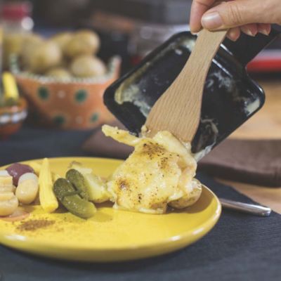 Set de 12 spatules à raclette en bois