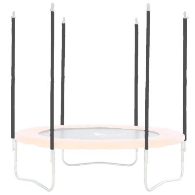 Poteaux De Trampoline Avec Rembourrage, Tubes Droits Pour Clôture De Sécurité, Couleur Bleu, Pièces Détachées Neuves (générique)