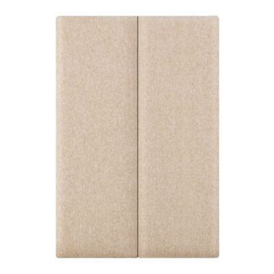 Set de 2 coussins muraux Carpino en tissu 90 x 30 cm beige neu.haus