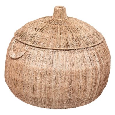 Set de 2 paniers ronds "Balaya" - jute - Atmosphera