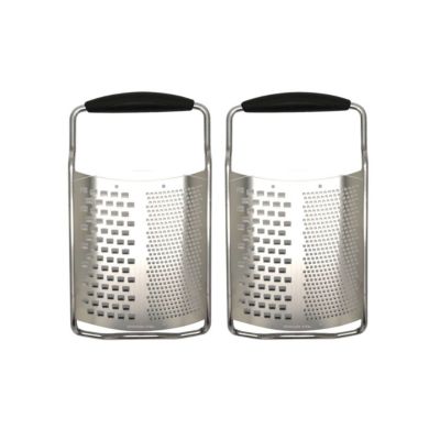 Set de 2 râpes à fromage en inox Fackelmann Multifonctions