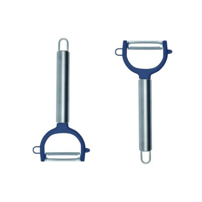 Set de 2 rasoirs à légumes en plastique et inox Fackelmann Elemental