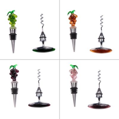 Set de 2 tire-bouchon à vin (1 modèle aléatoire)