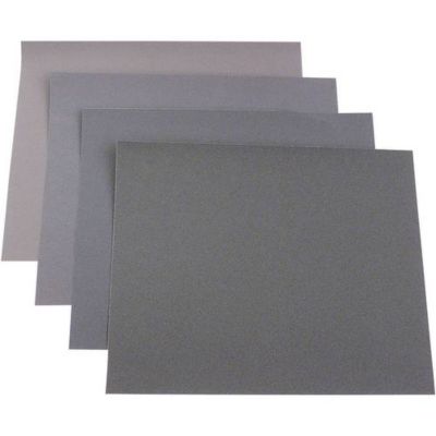 Set de 20 feuilles abrasives kwb 812319 pour ponçage manuel 280 x 230 mm, grains 60/80/150/180