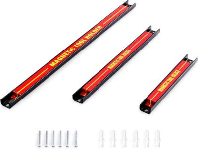 3 Barres Magnétiques Murales - Longueurs 20, 30, 46 Cm - Charge Max 5, 7, 10 Kg - Pour Ranger Outils Dans Garage, Atelier - 13
