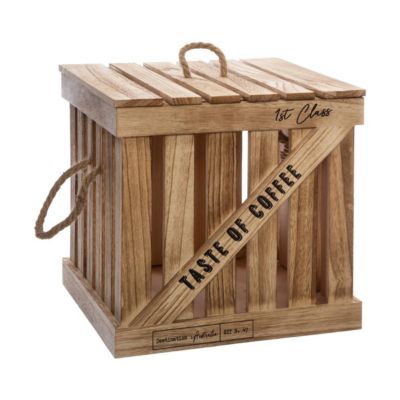 Set de 3 boîtes cagettes "Colonial" - Atmosphera
