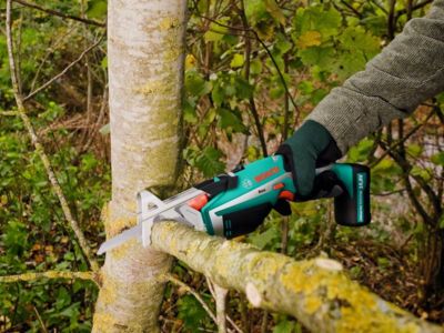 Scie à Main Télescopique 48 Cm Pour Branches Hautes - Lames Double Face - Neuve