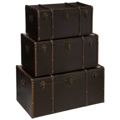 Set de 3 malles British flower - Atmosphera