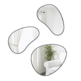 Set de 3 miroirs Hubba Pebble en Verre - Umbra