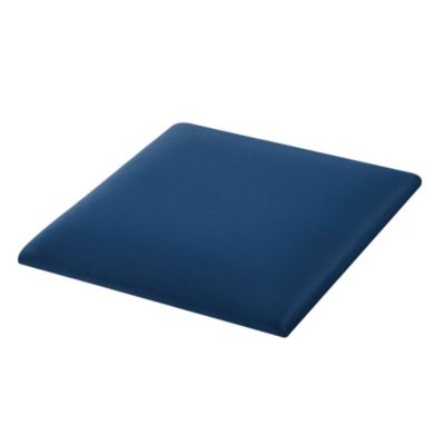 Set de 4 coussins muraux Carpino en velours 30 x 30 cm bleu marine neu.haus