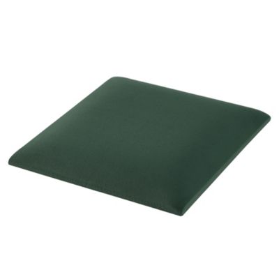 Set de 4 coussins muraux Carpino en velours 30 x 30 cm vert foncé neu.haus