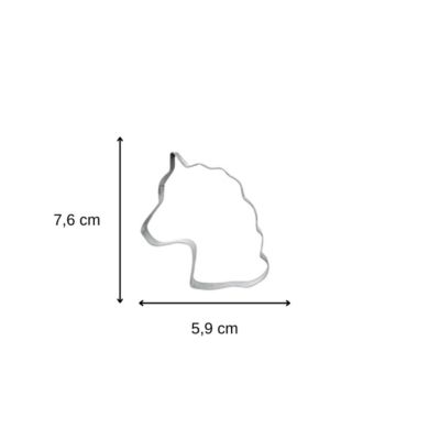 Set de 4 emporte-pièces licorne Zenker Emporte-pièces